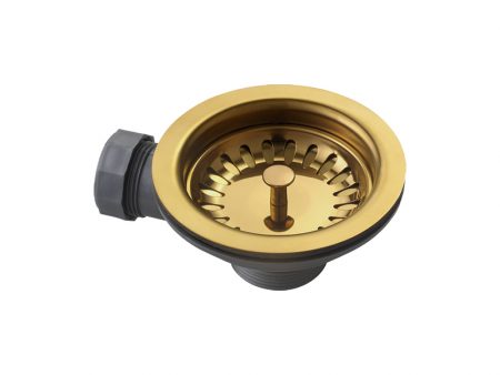 BASKET STRAINER WASTE  - GOLD/BRASS
