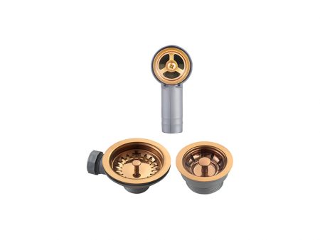 WASTE KIT FOR CERAMIC SINK - COPPER