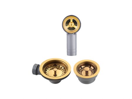 WASTE KIT FOR CERAMIC  - GOLD/BRASS