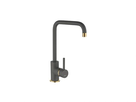CASCATA SQUARE SPOUT GOLD/BRASS - PURQUARTZ CONCRETE