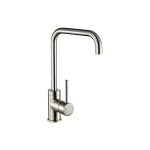 CASCATA SQUARE SPOUT BRUSHED STEEL