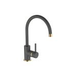 COURBE CURVED SPOUT GOLD/BRASS - PURQUARTZ GREY