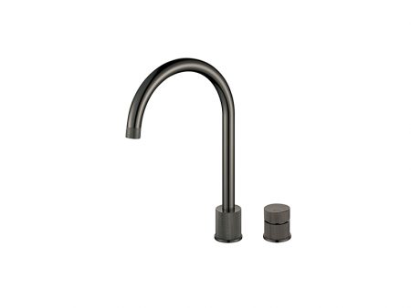 FINIRE KNURLED TWO HOLE TAP GUNMETAL