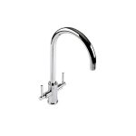 CURVATO SLIM LEVER, CURVED SPOUT CHROME