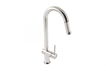 GRANDE PULL OUT BRUSHED STEEL