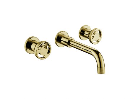 T434 HENRY HOLT COLLECTION WALL MOUNT GOLD BRASS