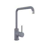 CASCATA SQUARE SPOUT CHROME - PURQUARTZ GREY