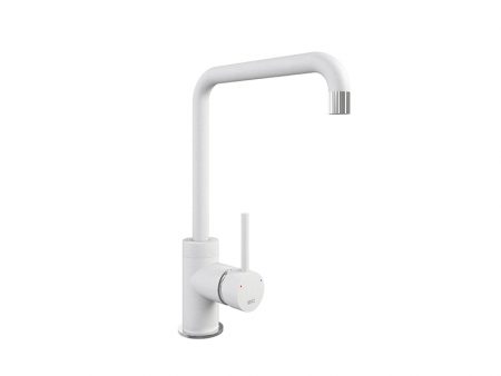 CASCATA SQUARE SPOUT CHROME - PURQUARTZ WHITE