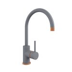 COURBE CURVED SPOUT COPPER - PURQUARTZ GREY
