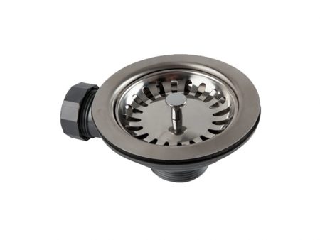 BASKET STRAINER WASTE WITH O-FLOW - ETRO